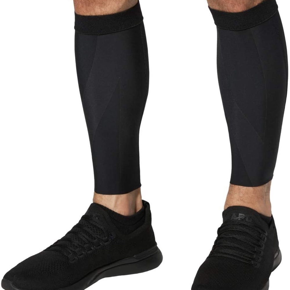 CW-X Compression Footless Calf Sleeves, Small, Pink, unisex